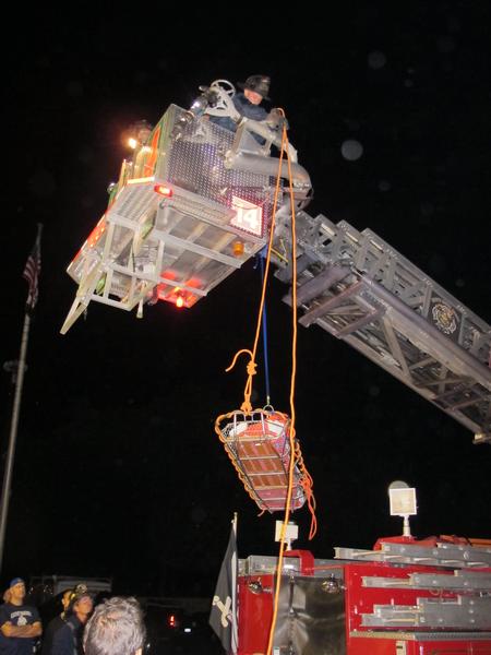 High Angle Rescue Training Co.2 & Co.5 9/24/14 @ Station 2